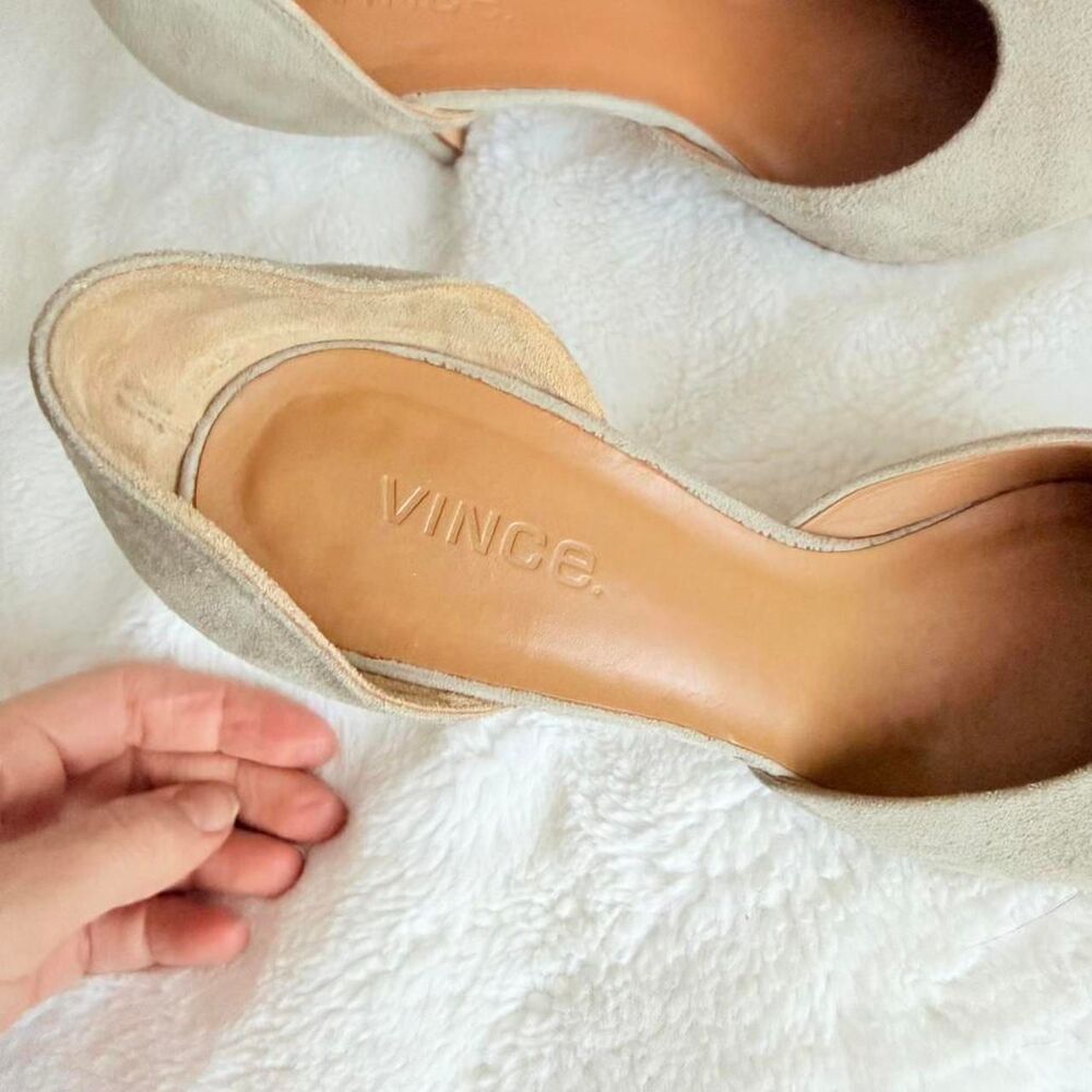 Vince Vince grey suede pumps 6.5 - Picture 4 of 8